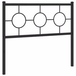 VidaXL 376255, Noir, Acier, 100 cm, 1050 mm, 91 cm, 30 mm