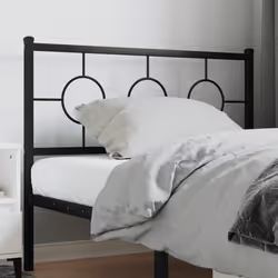 VidaXL 376256 tête de lit et pied de lit Noir