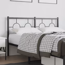 VidaXL 376258 tête de lit et pied de lit Noir