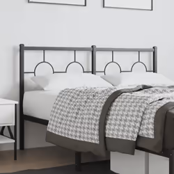 VidaXL 376259 tête de lit et pied de lit Noir