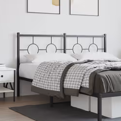 VidaXL 376260 tête de lit et pied de lit Noir