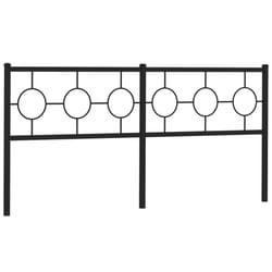 VidaXL 376262 tête de lit et pied de lit Noir