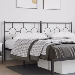 VidaXL 376263 tête de lit et pied de lit Noir