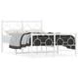 vidaXL Cadre de lit métal sans matelas et pied de lit blanc 120x200 cm - 120 x 200 cm