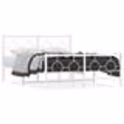 vidaXL Cadre de lit métal sans matelas et pied de lit blanc 135x190 cm - 135 x 190 cm