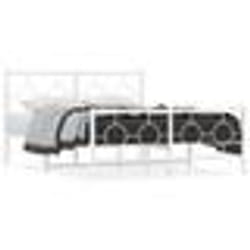 vidaXL Cadre de lit métal sans matelas et pied de lit blanc 140x200 cm - 140 x 200 cm