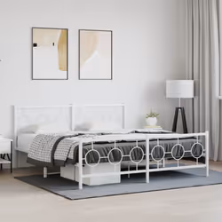 Si vous recherchez un cadre de lit robuste pour votre chambre à coucher, ce cadre de lit classique au design élégant et intem ...