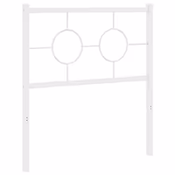 VidaXL 376301, Blanc, Acier, 75 cm, 800 mm, 91 cm, 30 mm