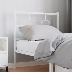 VidaXL 376302 tête de lit et pied de lit Blanc