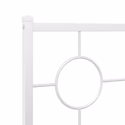 VidaXL 376302 tête de lit et pied de lit Blanc - Vue supplémentaire 6