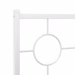 VidaXL 376304 tête de lit et pied de lit Blanc - Vue supplémentaire 6
