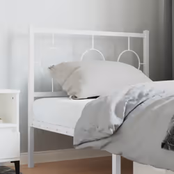 VidaXL 376306 tête de lit et pied de lit Blanc