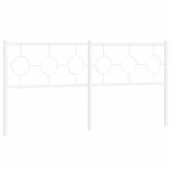 VidaXL 376311, Blanc, Acier, 180 cm, 1870 mm, 91 cm, 30 mm