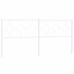 VidaXL 376312, Blanc, Acier, 193 cm, 1980 mm, 91 cm, 30 mm