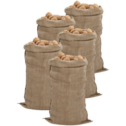 Sacs en jute 5 pcs 65x135 cm 100 % jute 340 g/m²