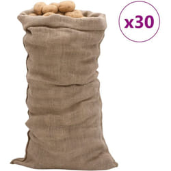 vidaXL Sacs en jute 30 pcs 65x135 cm 100 % jute 220 g/m²