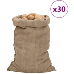 Sacs en jute 30 pcs 60x105 cm 100 % jute 340 g/m²