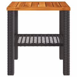 VidaXL 366263 table de jardin Noir, Marron - Vue supplémentaire 5