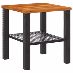 VidaXL 366263 table de jardin Noir, Marron - Vue supplémentaire 6