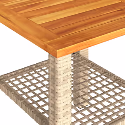 VidaXL 366272 table de jardin Beige, Marron - Vue supplémentaire 8
