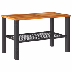 VidaXL 366273, Noir, Marron, 800 mm, 800 mm, 750 mm