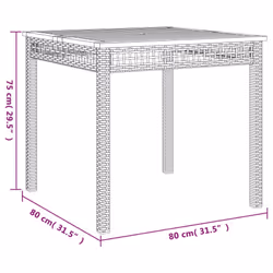 VidaXL 366274 table de jardin - Vue supplémentaire 8