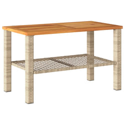 VidaXL 366275 table de jardin Beige, Marron