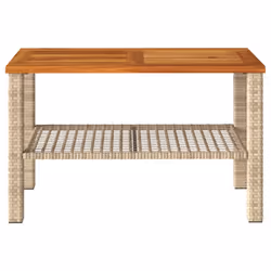 VidaXL 366275 table de jardin Beige, Marron - Vue supplémentaire 4
