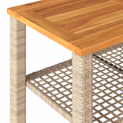 VidaXL 366275 table de jardin Beige, Marron - Vue supplémentaire 7