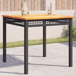 VidaXL 366276 table de jardin Noir, Marron