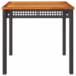 VidaXL 366276 table de jardin Noir, Marron - Vue supplémentaire 4