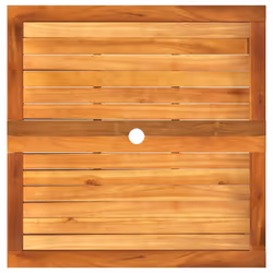 VidaXL 366276 table de jardin Noir, Marron - Vue supplémentaire 6