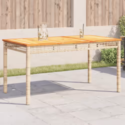 VidaXL 366278 table de jardin Beige, Marron