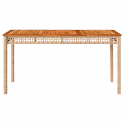 VidaXL 366278 table de jardin Beige, Marron - Vue supplémentaire 4