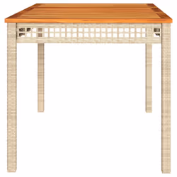 VidaXL 366278 table de jardin Beige, Marron - Vue supplémentaire 5
