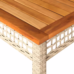 VidaXL 366281 table de jardin Beige, Marron - Vue supplémentaire 7