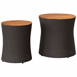 VidaXL 366288, Noir, Marron