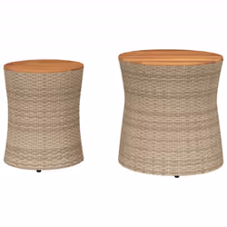 VidaXL 366290 table de jardin Beige, Marron - Vue supplémentaire 4