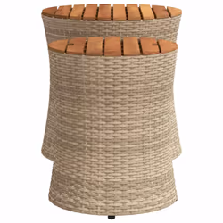 VidaXL 366290 table de jardin Beige, Marron - Vue supplémentaire 5