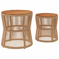 VidaXL 366293 table de jardin Beige, Marron - Vue supplémentaire 6