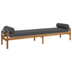 VidaXL 366300 banc de jardin Rotin, Acier, Bois d'acacia