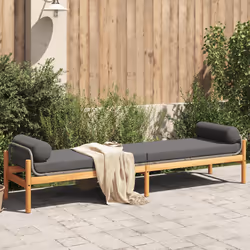 VidaXL 366300 banc de jardin Rotin, Acier, Bois d'acacia