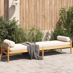 VidaXL 366301 banc de jardin Rotin, Acier, Bois d'acacia