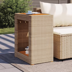 VidaXL 366305 table de jardin Beige, Marron