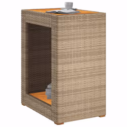 VidaXL 366305 table de jardin Beige, Marron - Vue supplémentaire 4