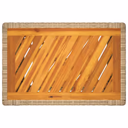 VidaXL 366305 table de jardin Beige, Marron - Vue supplémentaire 7