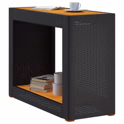 VidaXL 366306 table de jardin Noir, Marron - Vue supplémentaire 4