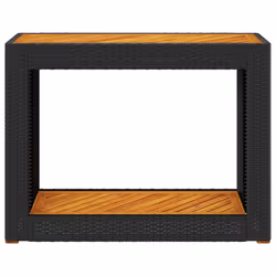 VidaXL 366306 table de jardin Noir, Marron - Vue supplémentaire 6