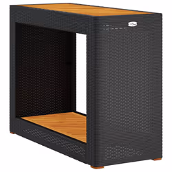 VidaXL 366306 table de jardin Noir, Marron - Vue supplémentaire 7