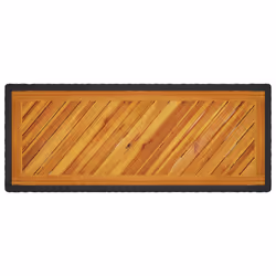 VidaXL 366306 table de jardin Noir, Marron - Vue supplémentaire 8